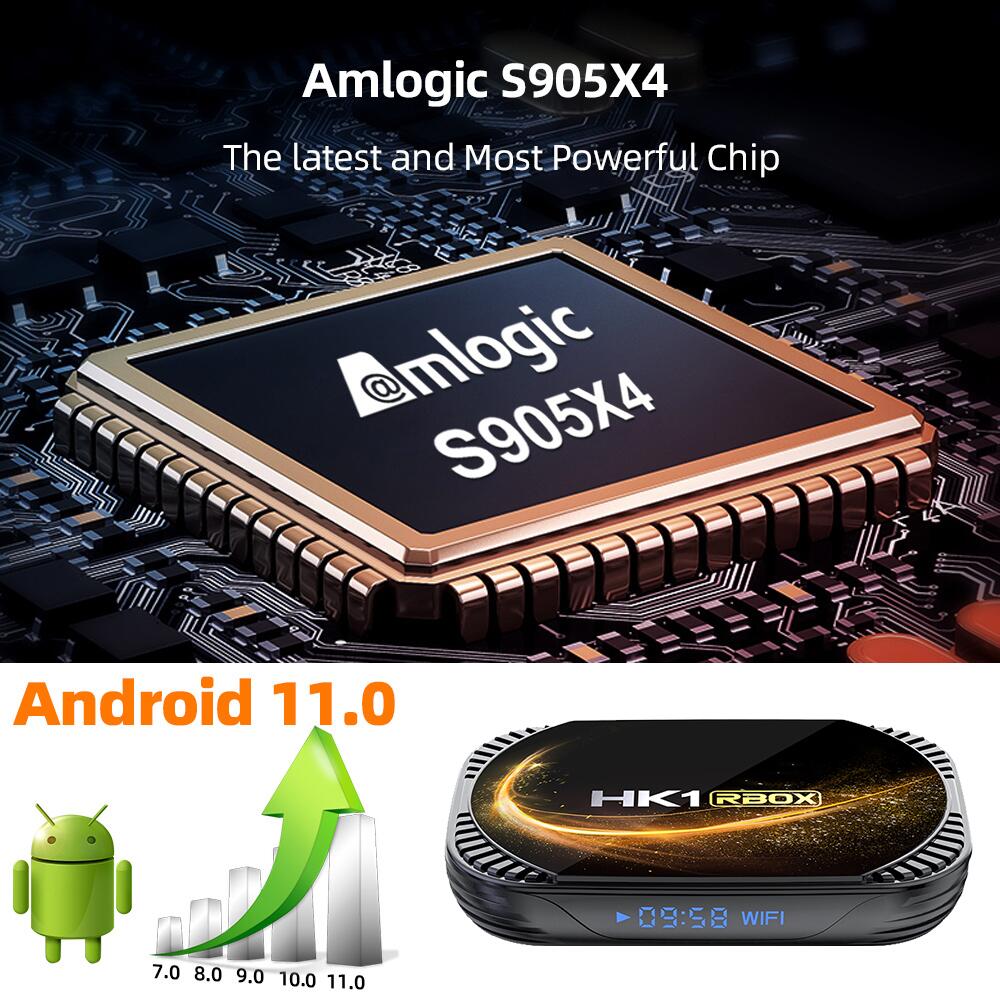 The Future of tv box is Here - HK1 RBOX X4S amlogic S905X4 android tv box