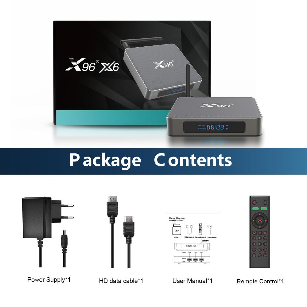 Exclusive Offer for X96 X6 Rockchip RK3566 smart tv box