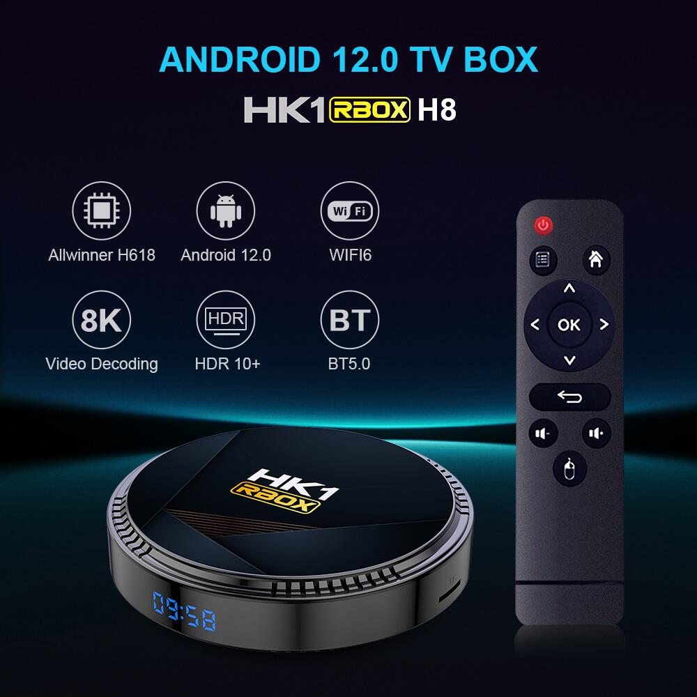 Introducing the Latest - HK1 RBOX H8 Allwinner H618 android tv box