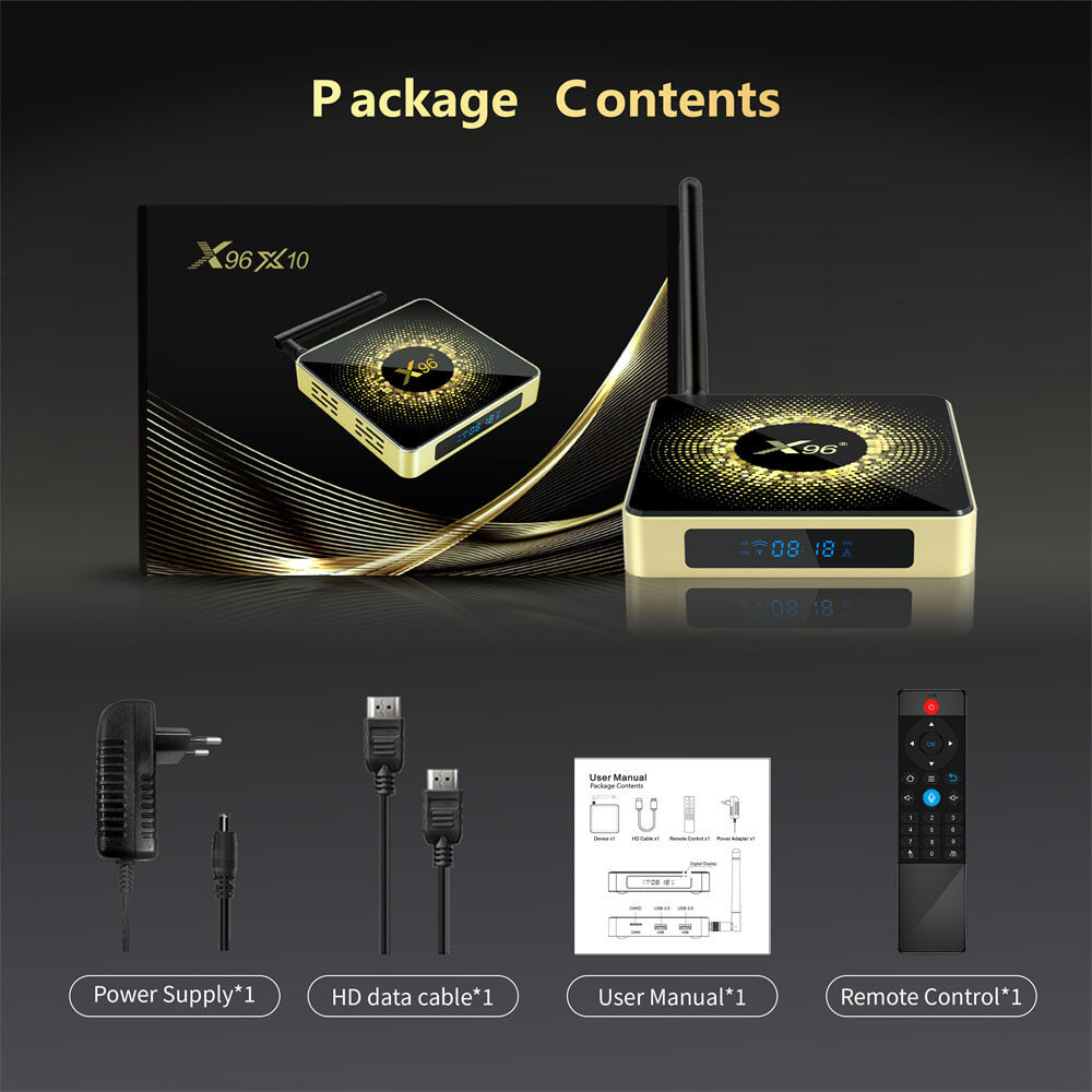 OEM X96 X10 IPTV Boxes: Entertainment Made to Order