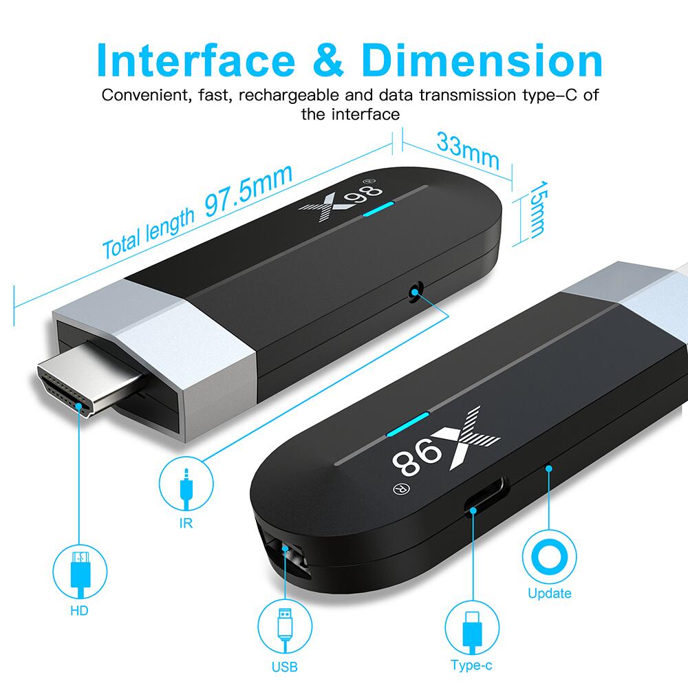 X98-S500 Amlogic S905y4 android tv stick OEM Services - Customized Specifically for Your Enterprise